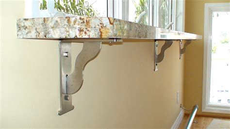 metal brackets for countertop support|wall mounted steel countertop brackets.